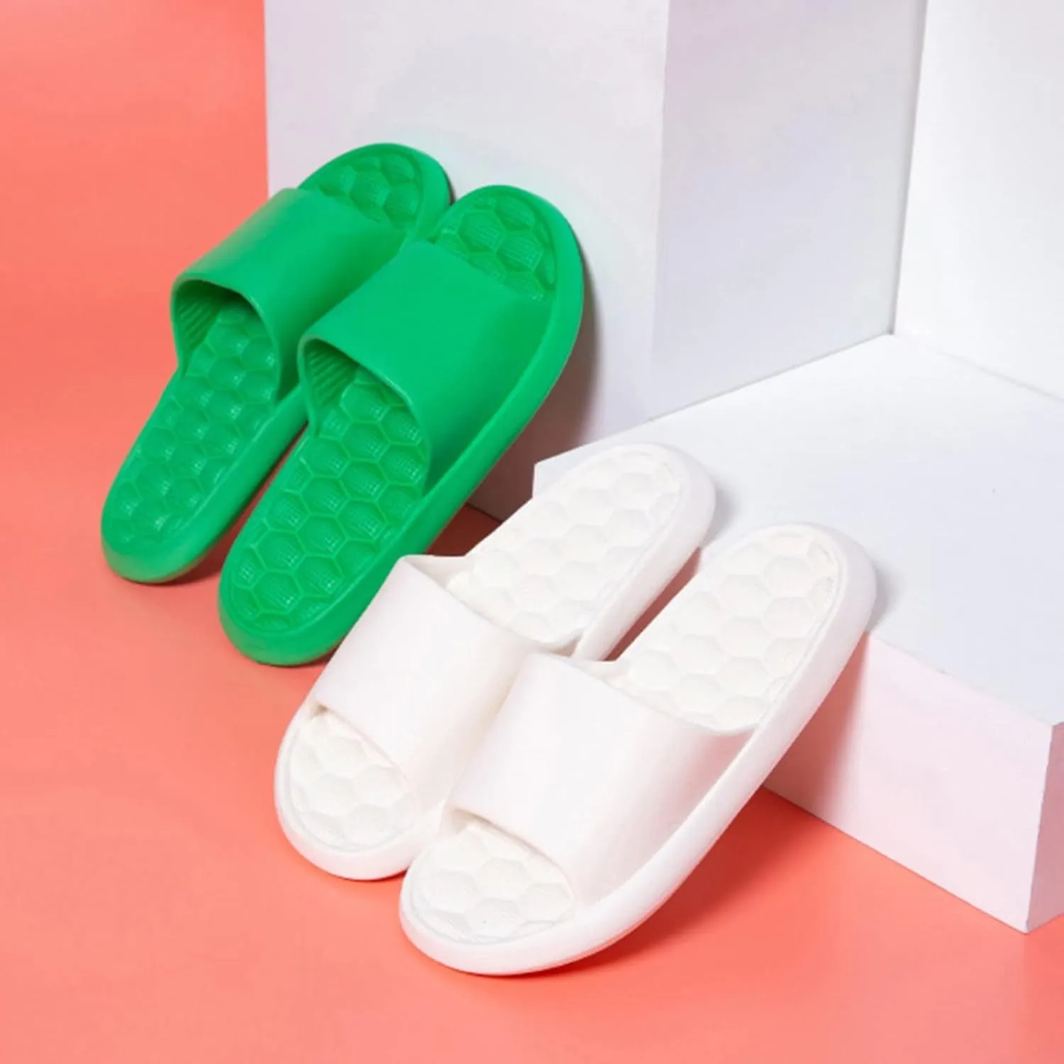Mens Shower Shoes Shower Shoes Women Mens Slippers Womens Slides Soft Sole Drainage Hole Non Slip Slippers
