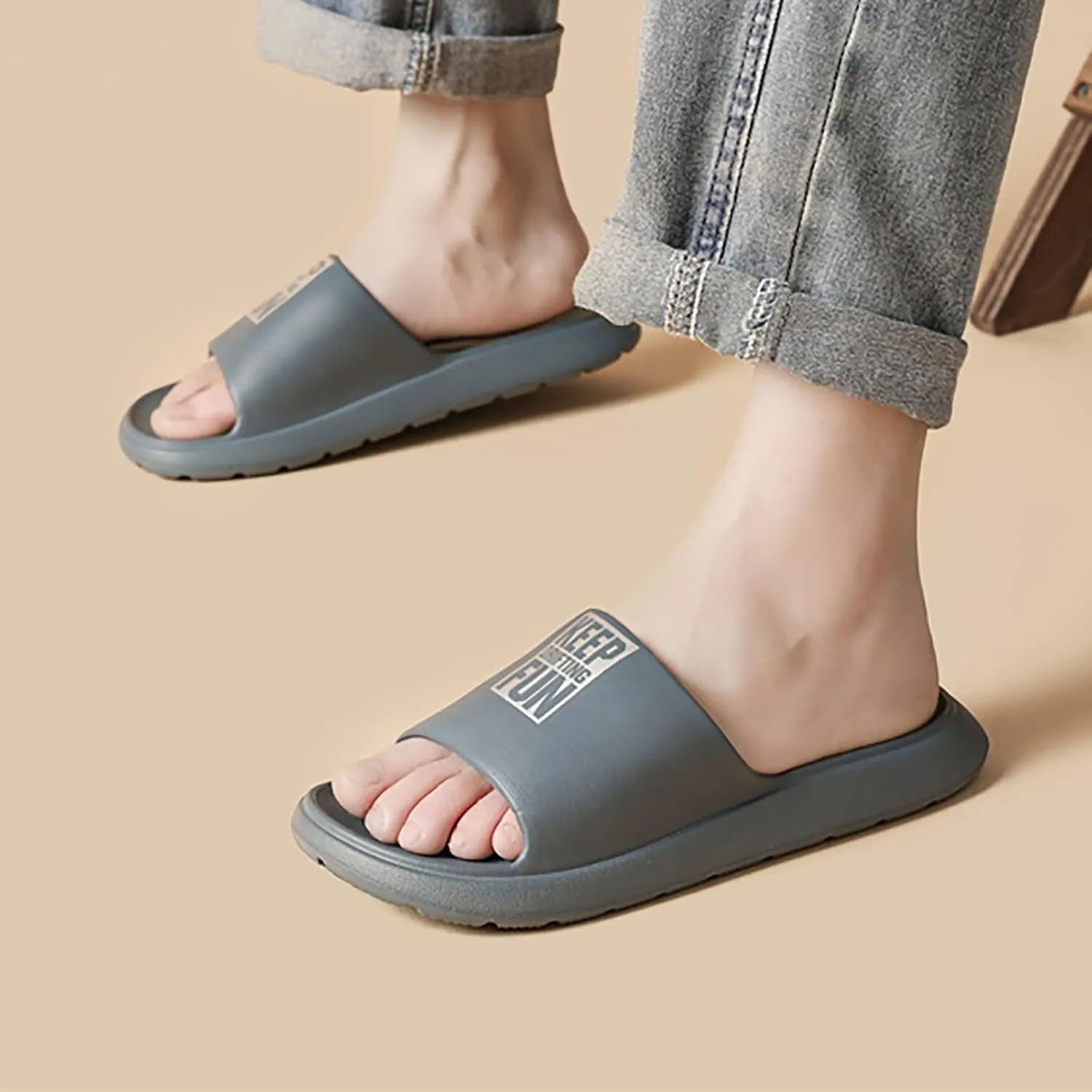 Mens Shower Shoes Slides for Women Mens Slides Womens Soft Sole Comfortable Ultimate Comfort Slippers