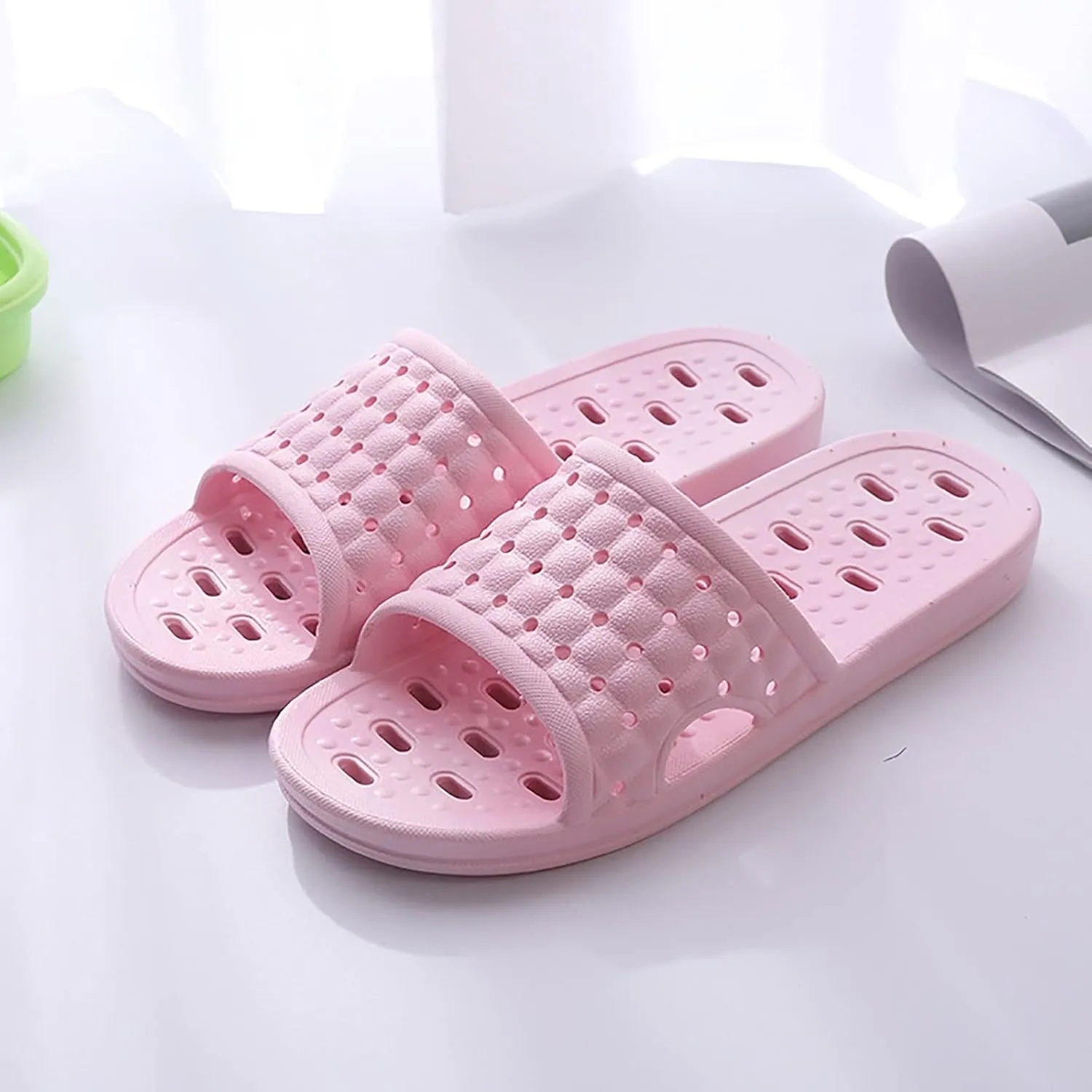 Mens Slides Shower Shoes Women Mens Shower Shoes Slides for Women Ultra Comfort Soft Sole Indoor Slippers