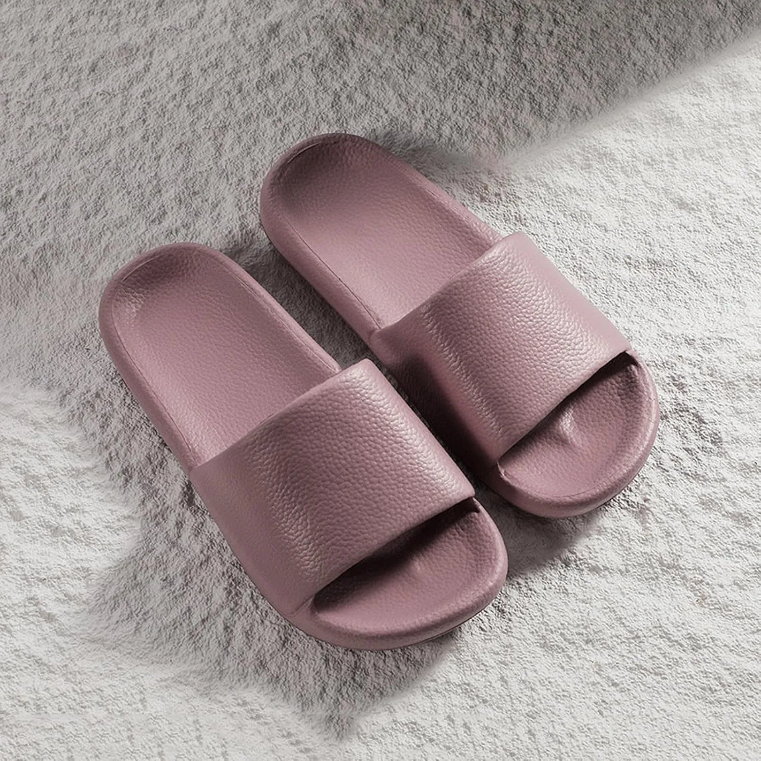 Mens Slippers Shower Shoes Women Mens Slides Slides for Women Drainage Hole Quick Drying Soft Sole Slippers