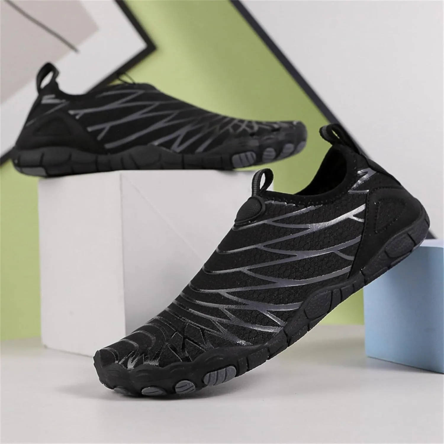 Mens Womens Water Shoes Barefoot Quick Dry Aqua Beach Swim Pool Shoes Lightweight Non Slip Outdoor Sports Hiking Surf Yoga Footwear