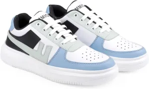 Mens's Sneakers Casual Shoes Lightweight Breathable Shoes Black & White/Blue & White Sneakers
