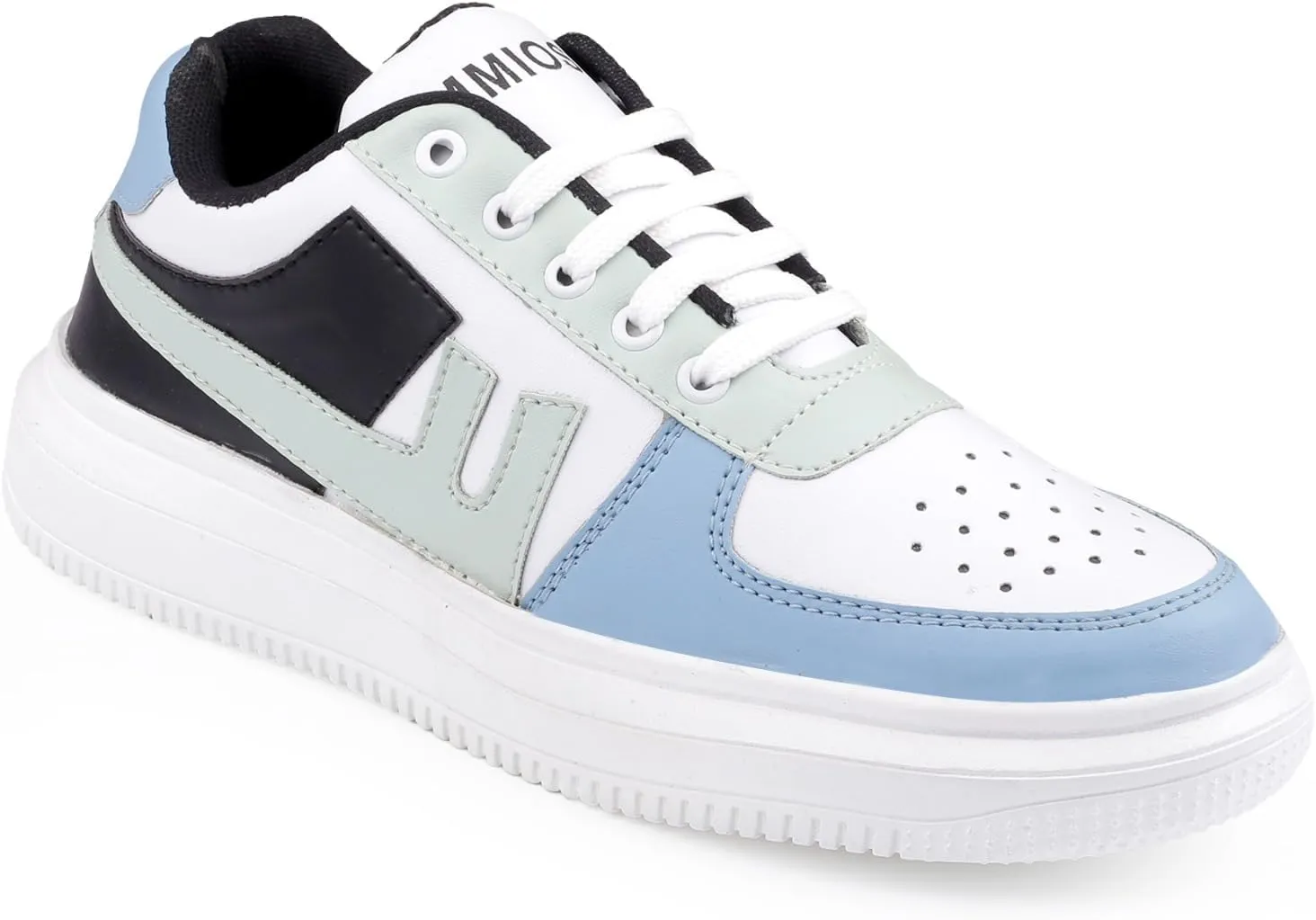Mens's Sneakers Casual Shoes Lightweight Breathable Shoes Black & White/Blue & White Sneakers