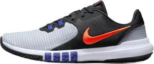 Nike Flex Control 4 Men's Workout Shoes (CD0197-013, Wolf Grey/Black/Racer Blue/Team Orange) Size 8