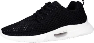 Outdoor Jogging Sneaker for Men Lightweight Breathable Walking Shoe Gym Tennis Hook and Loop Orthopedic Sneakers