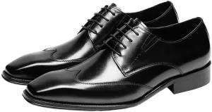 Professional Flex-Sole Leather Oxford Shoes for Men - Office, Wedding & Business Occasions