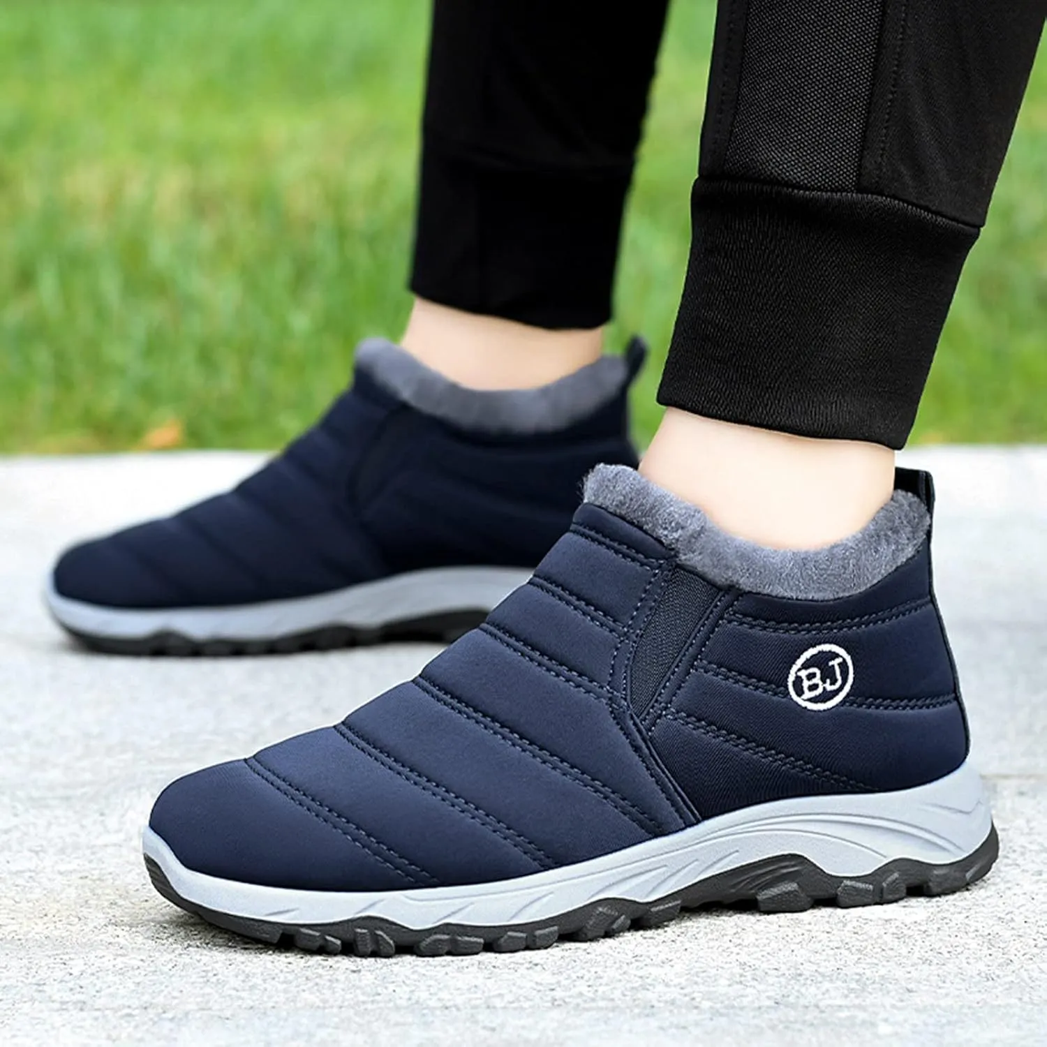 Snow Boots Women Wide Ladies Slip On Winter Boots Snow Boots for Women Winter Boot with Comfort Womens Snow Ankle Boot Black Boots for Women Winter Booties for Men