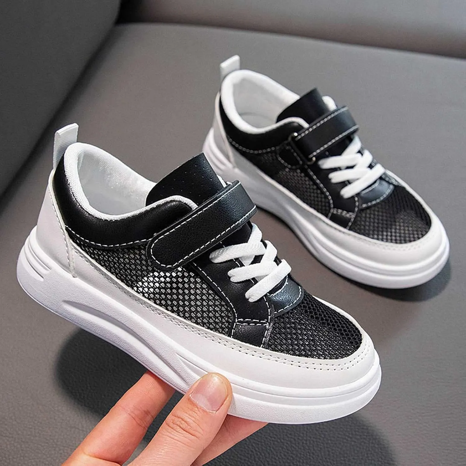 Spring and Summer New Mesh Breathable Non Slip Children's Casual Sports Shoes Kid Shoes for Girls Size 13