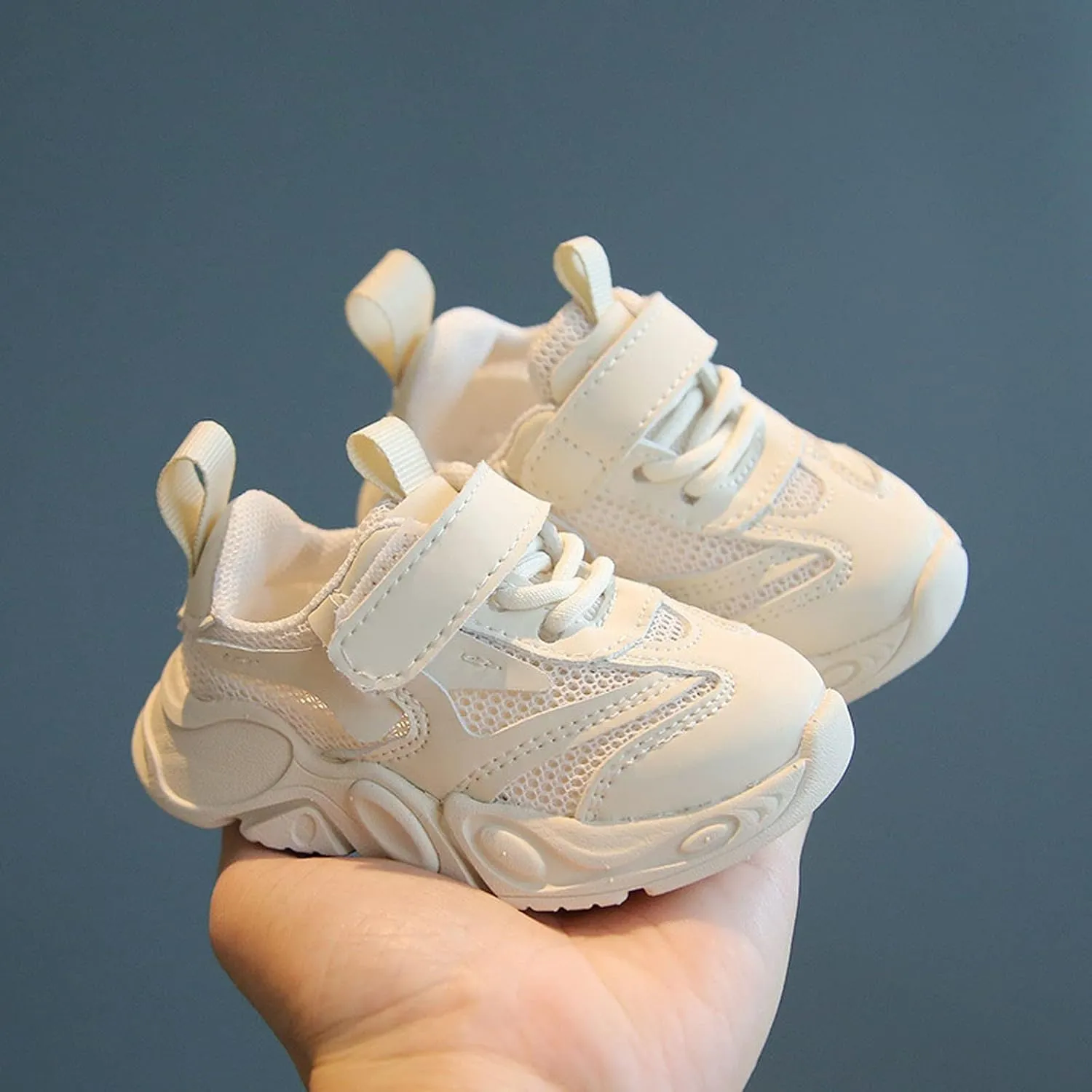 Spring and Summer New Solid Color Mesh Breathable Non Slip Children's Casual Sports Shoes Girls Size 6 Shoes