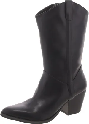 Steve Madden Womens More Faux Leather B Mid-Calf Boots