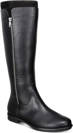 Style & Co. Womens Olliee Faux Leather Tall Knee-High Boots