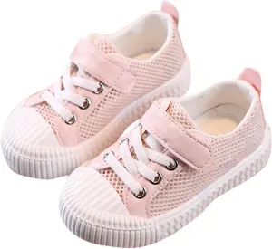 Summer Thin Mesh Rubber Sole Lightweight Breathable Non Slip Children's Casual Sports Shoes Baby Girl Walking Shoes