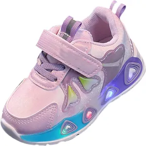 Toddler Boys Girls Light Up Shoes Kids Flashing Lightweight Mesh Breathable Adorable Running Sneakers for Little Kid