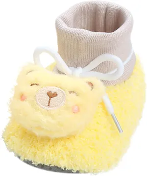 Toddler Winter Boot Baby Toddler Shoes Warm Booties Shoes Fashion Printing Non Slip Infant First Walking Warm Shoes
