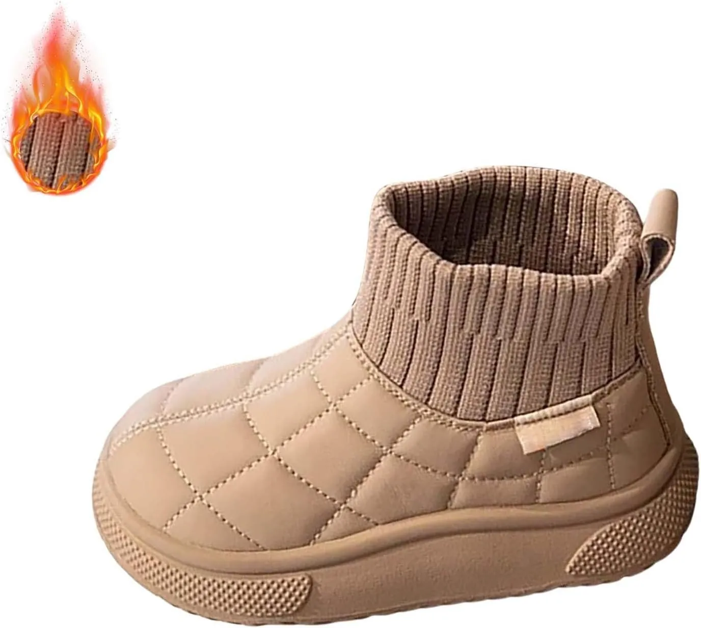 Toddler Winter Boot Girls Boys Warm Boots Outdoor Warm Non Slip Mid Calf Padded Small Large Non-Slip Newborn Boots