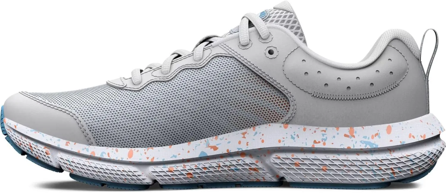 Under Armour Grade School Assert 10 Paint Splatter Girls Running Shoes