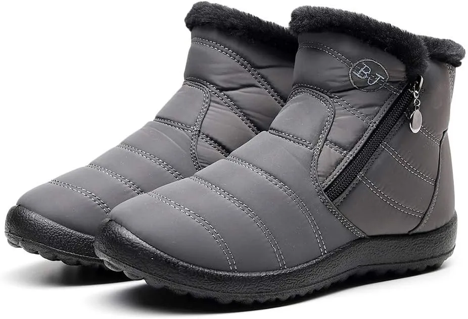 Women Boots Winter Waterproof Adults Snow Shoes Womens Snow Boots Winter Warm Ankle Boots Non Slip Snow Boot for Women Rain Boots Women Men Winter Booties