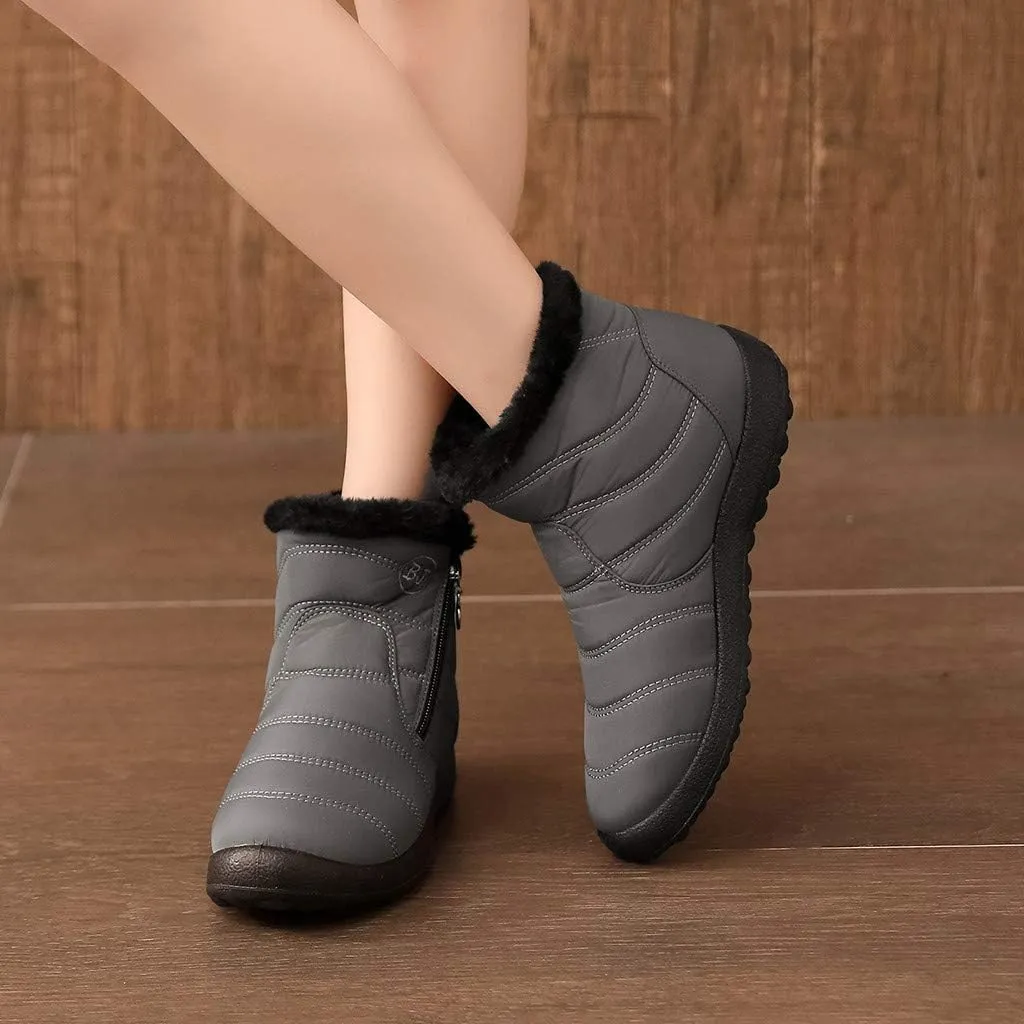 Women Boots Winter Waterproof Adults Snow Shoes Womens Snow Boots Winter Warm Ankle Boots Non Slip Snow Boot for Women Rain Boots Women Men Winter Booties