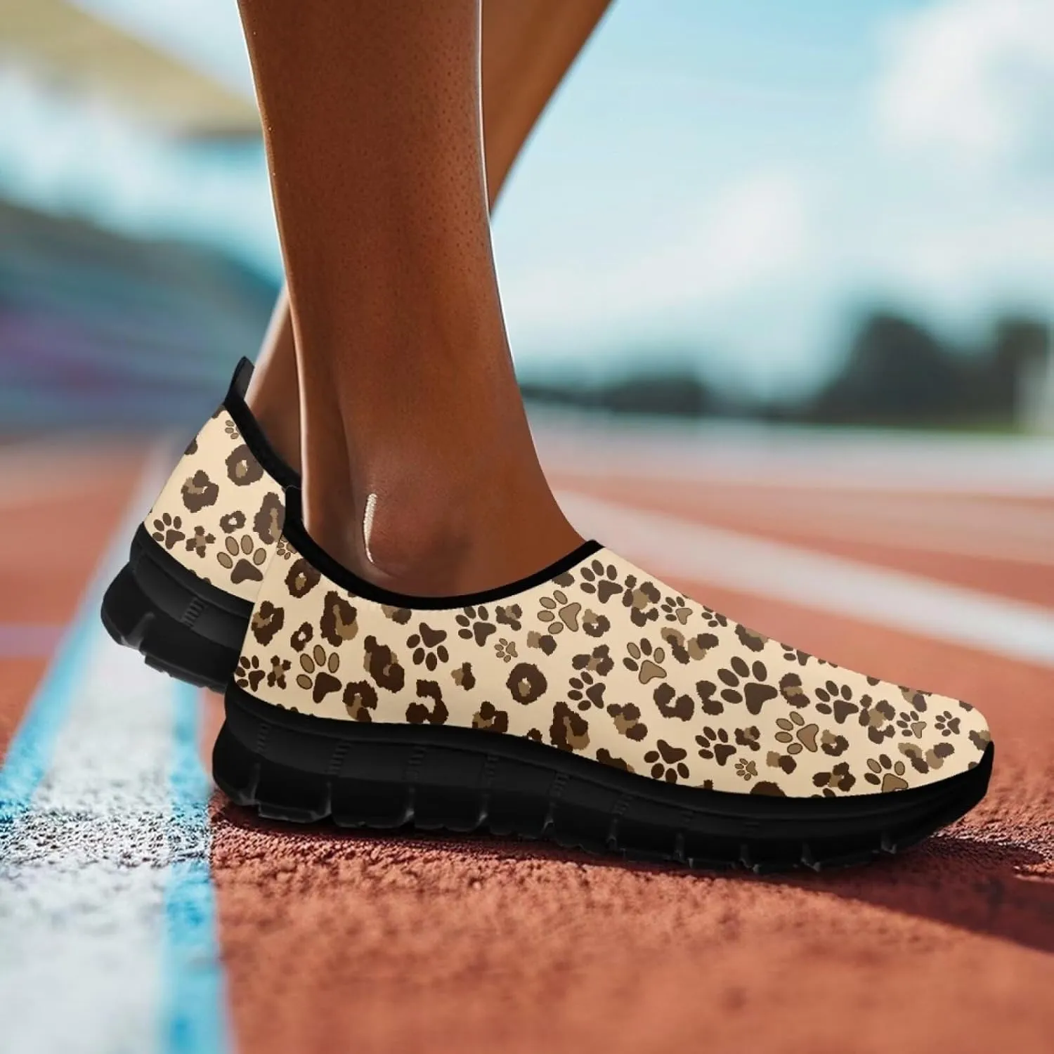 Women Casual Loafers Memroy Foam Fashion Walking Shoes Low Cut Anti-Skid Running Sneakers