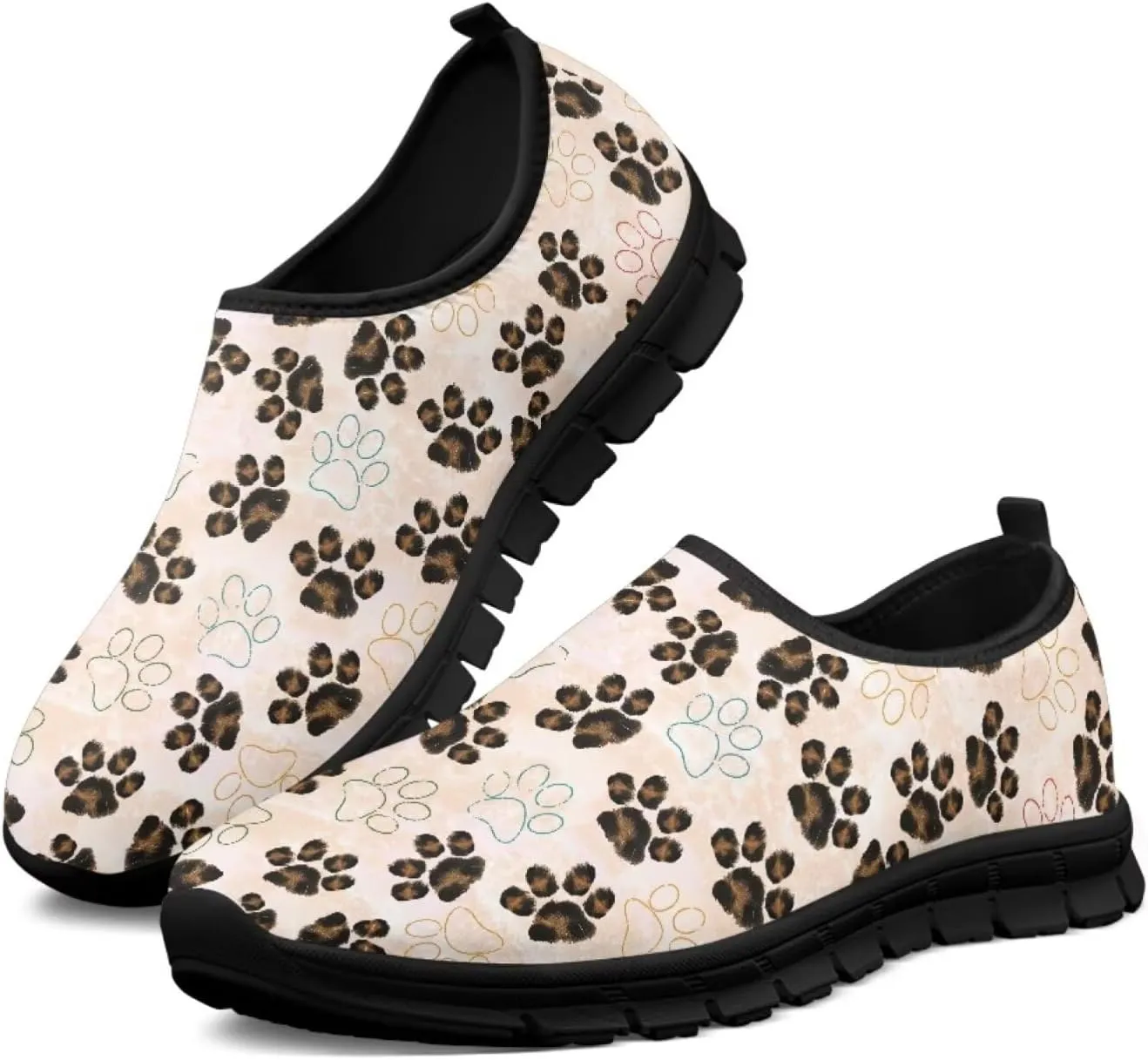 Women Casual Loafers Memroy Foam Fashion Walking Shoes Low Cut Anti-Skid Running Sneakers
