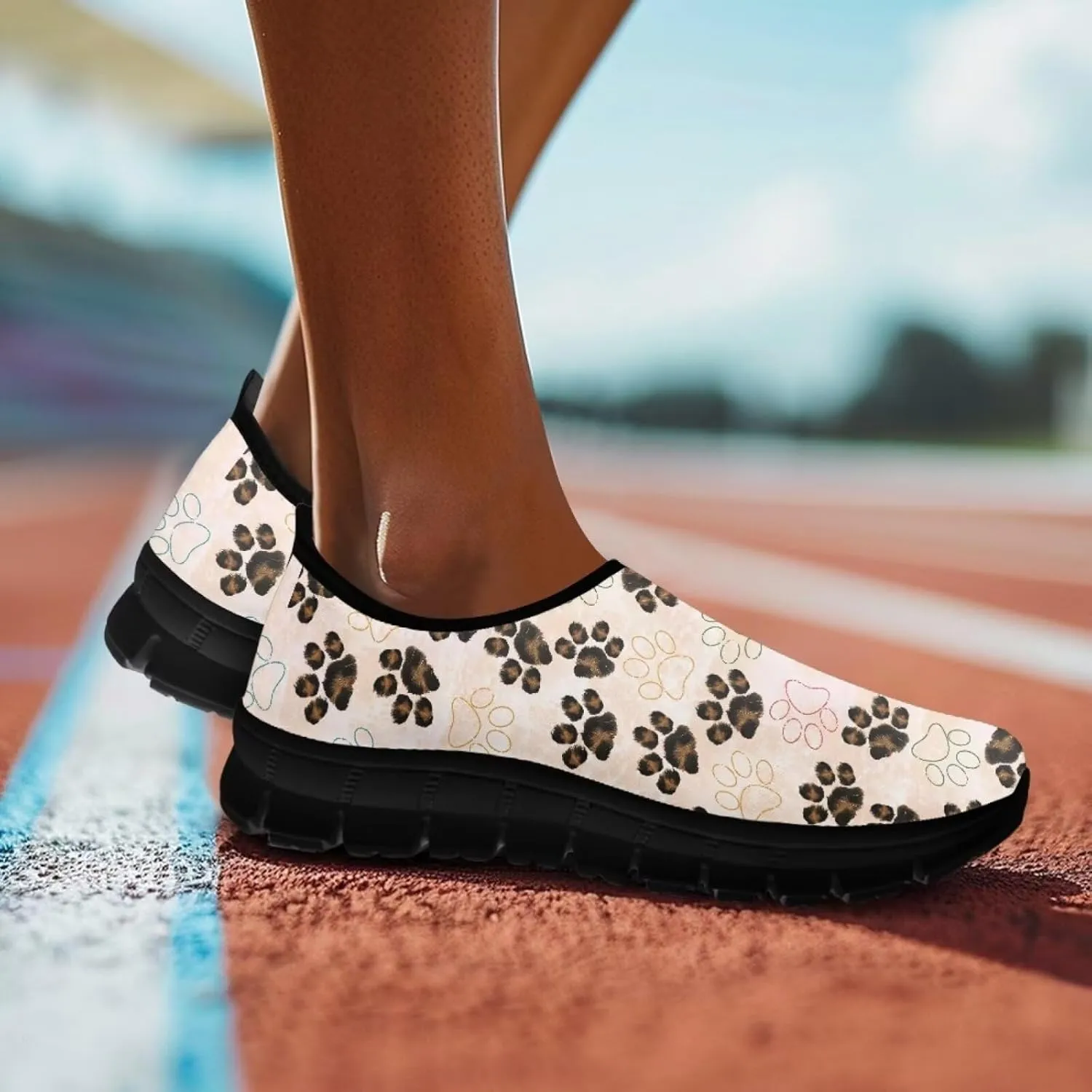 Women Casual Loafers Memroy Foam Fashion Walking Shoes Low Cut Anti-Skid Running Sneakers