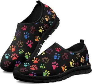 Women Casual Loafers Memroy Foam Fashion Walking Shoes Low Cut Anti-Skid Running Sneakers