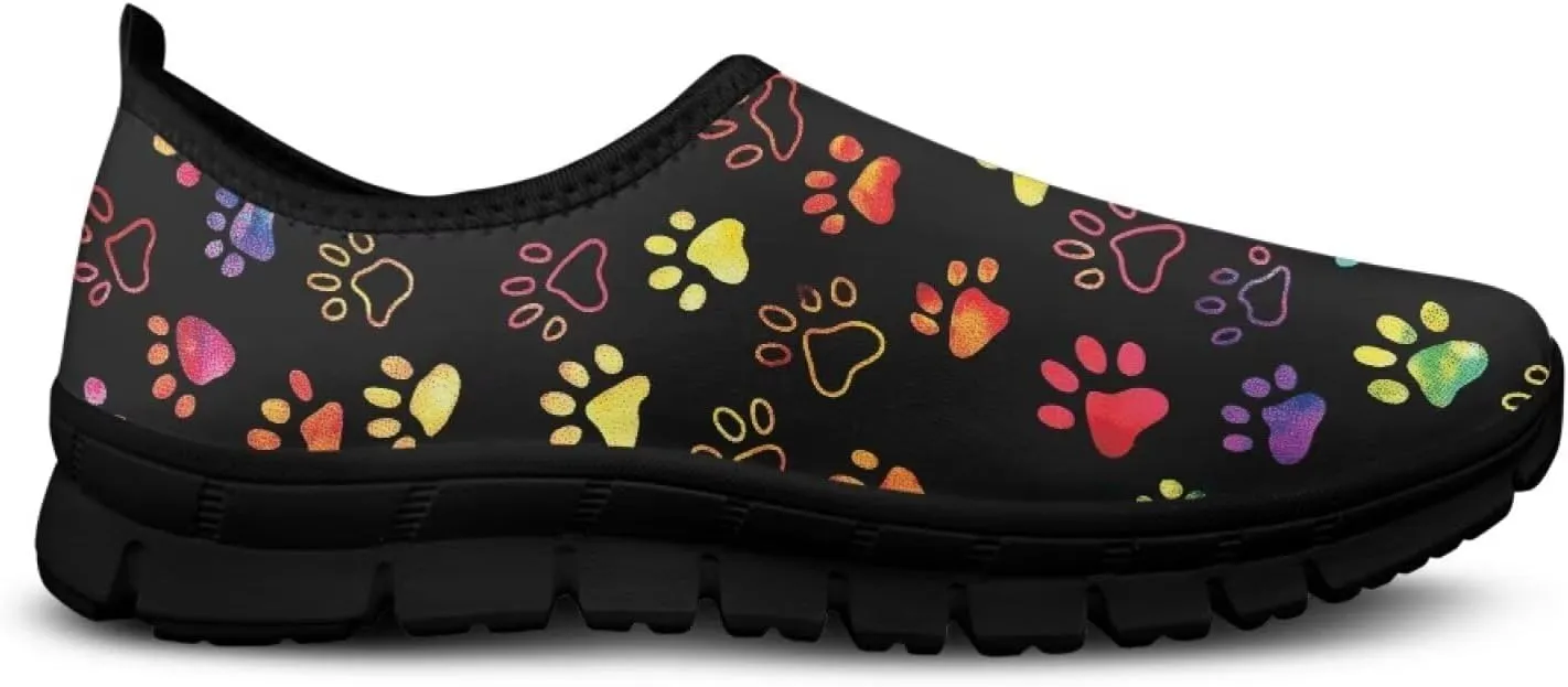 Women Casual Loafers Memroy Foam Fashion Walking Shoes Low Cut Anti-Skid Running Sneakers