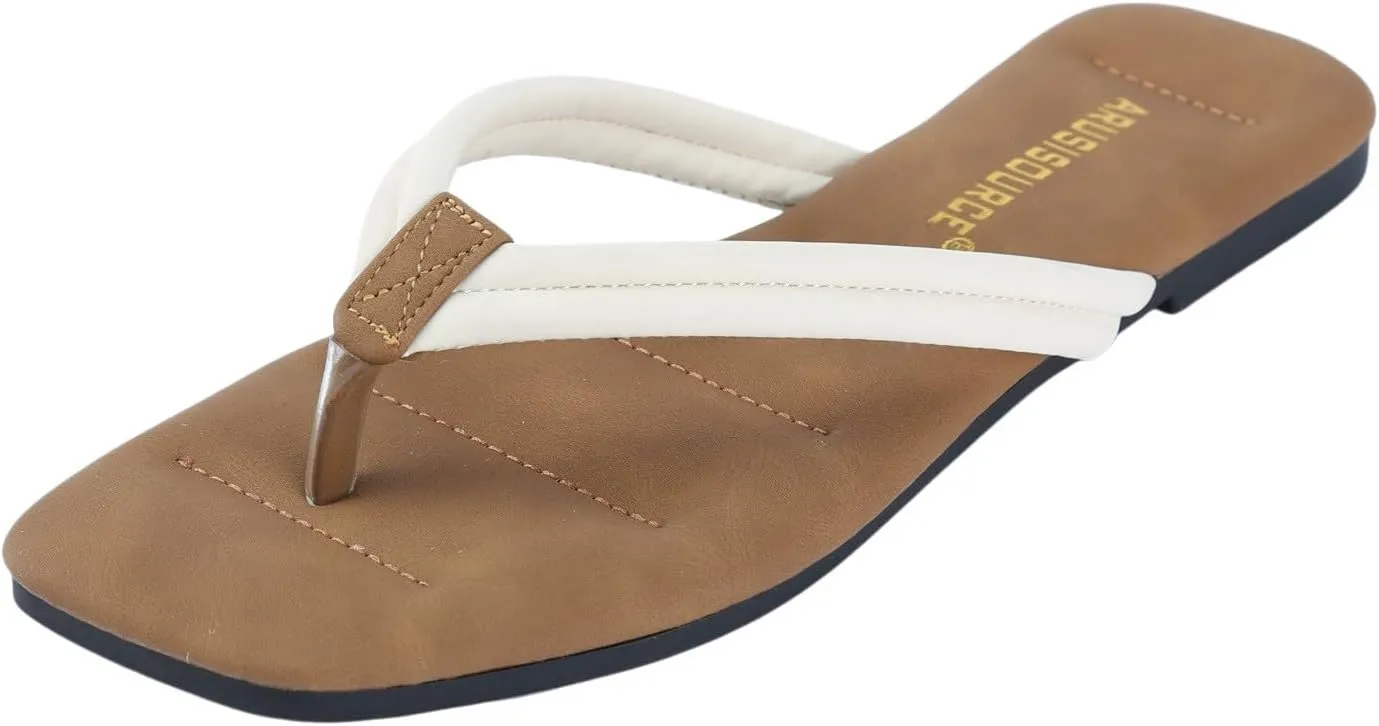 Women Shoes Soft Soled Flip Flops Fashionable Flip Flops Seaside Beach Sandals Yoga Sandals for Women Size 11, 6.5