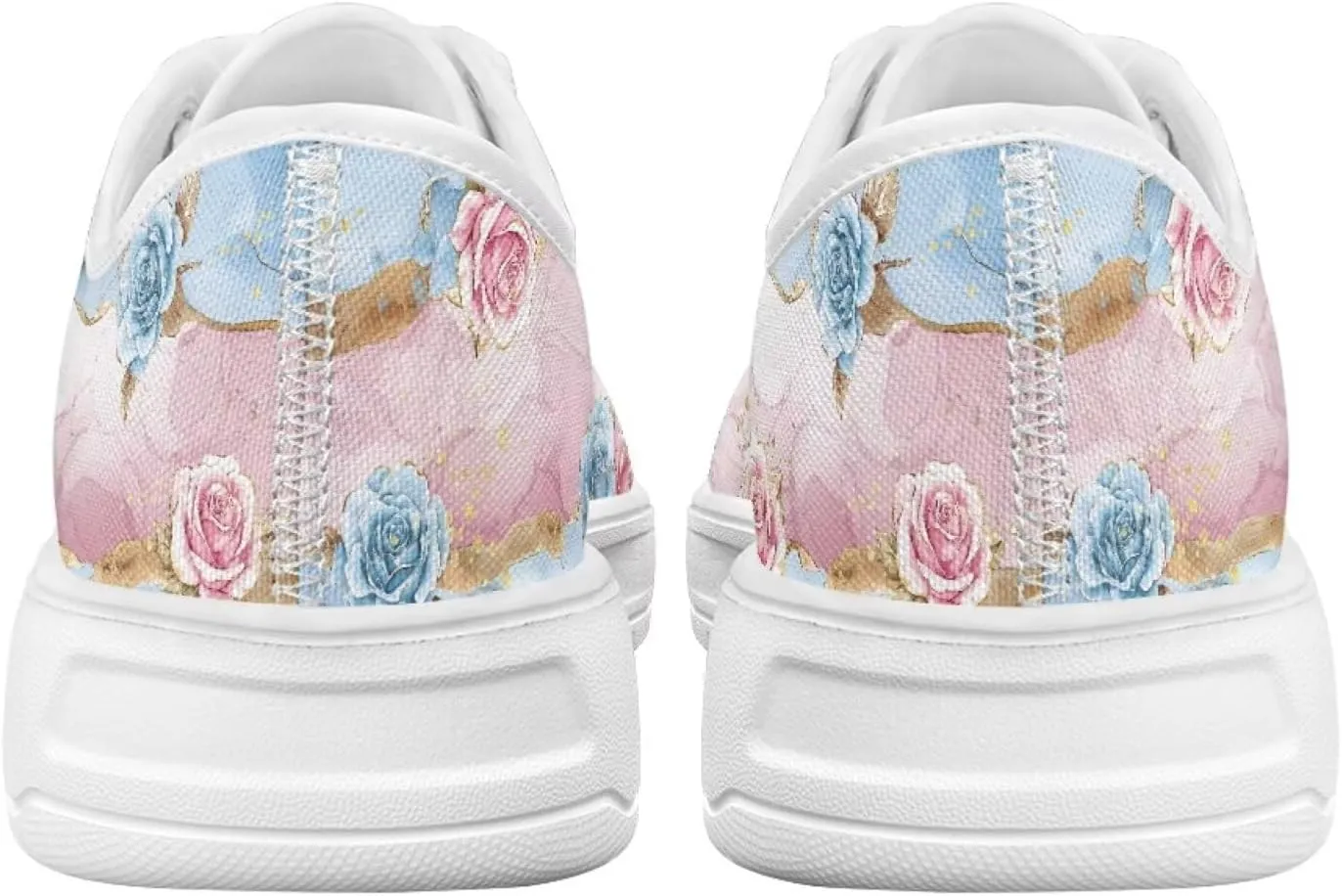 Women's Canvas Sneaker Anti Skid Lightweight Lace Up Casual Shoes Low Cut Slip On Walking Footwear