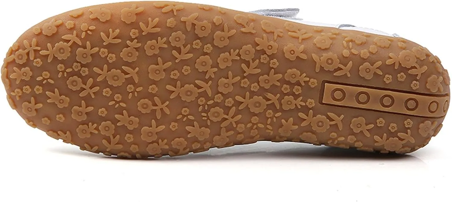 Women's Casual Slip On Shoes Comfortable Flat Walking Footwear for Spring Summer Leisure Travel Work Closed Toe