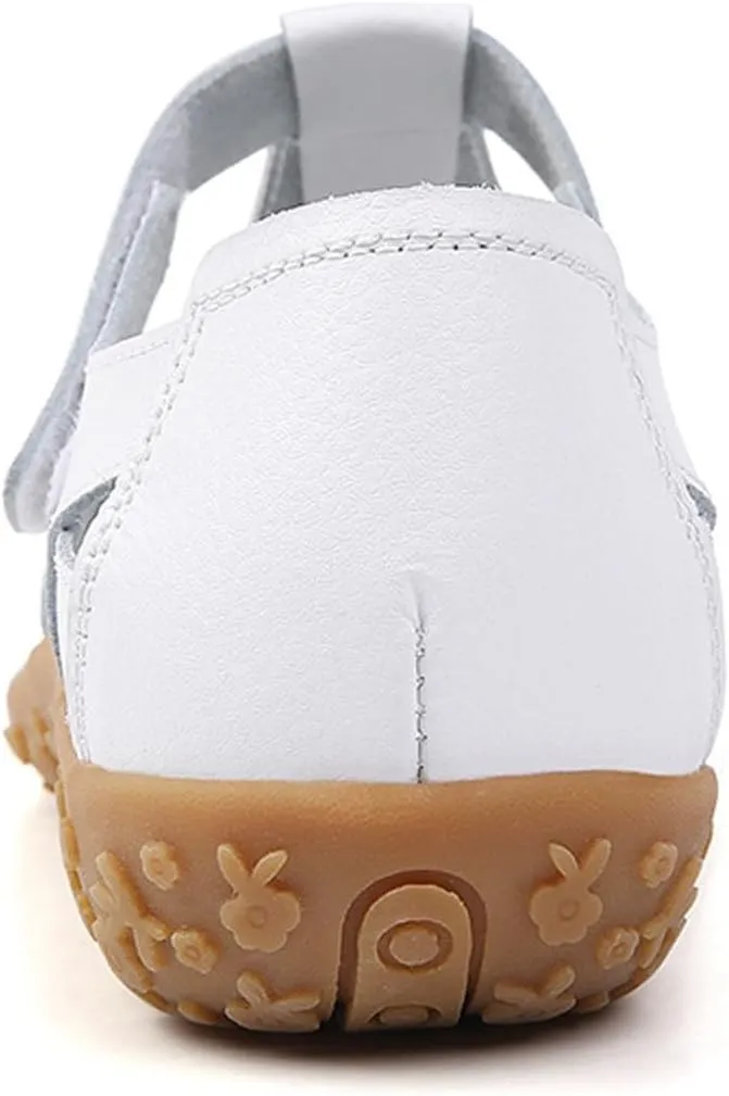 Women's Casual Slip On Shoes Comfortable Flat Walking Footwear for Spring Summer Leisure Travel Work Closed Toe