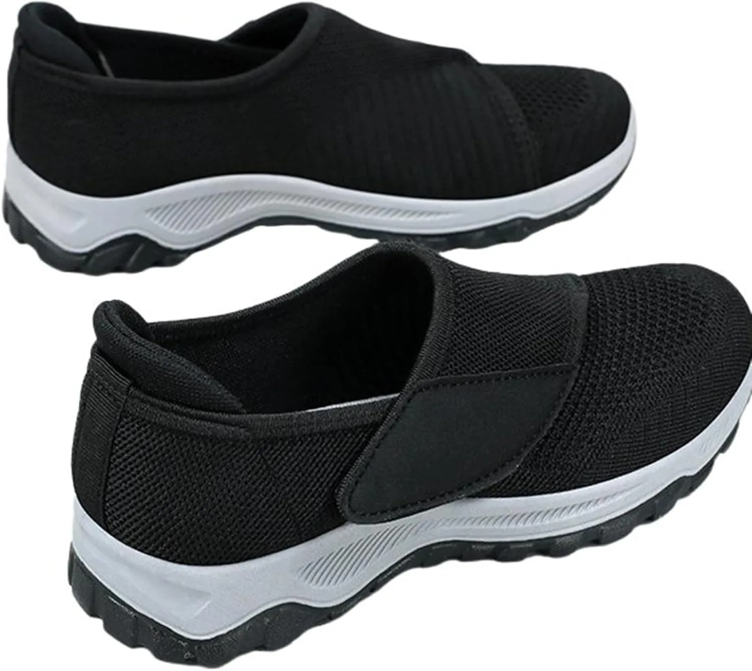 Women's Comfortable Sneakers Lightweight Walking Shoes Soft Sole Low Heel Casual Footwear for Daily Wear and Travel