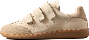 Women's Low Top Retro Sneakers Hook and Loop Closure Lightweight Casual Shoes