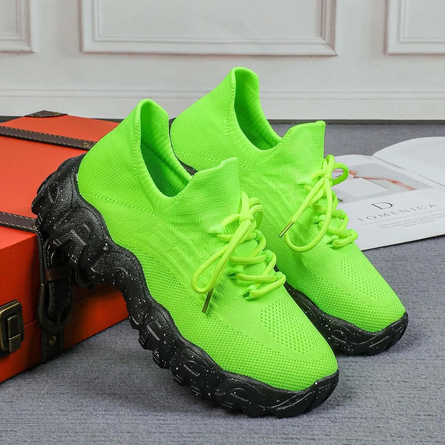 Women's Sneakers Womens Walking Shoes Sports Women's Shoes Breathable Sock Shoes Sneakers Women Shoes Athletic for Women