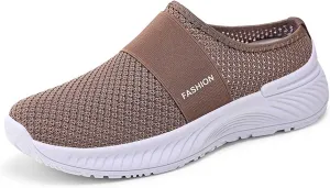 Women's Summer Casual Shoes Breathable Comfortable Soft Sole Slip On Walking Footwear Lightweight for Daily Wear